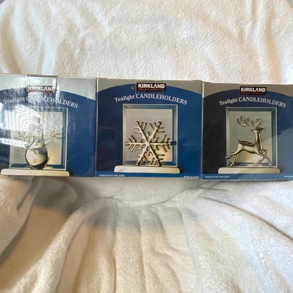 BNIB Kirkland Tealight CANDLEHOLDERS - Picture 1 of 7